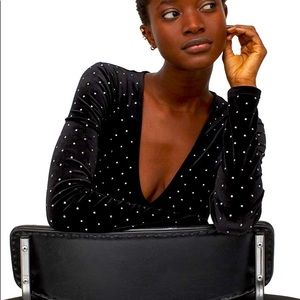 H&M Rhinestone Bodysuit